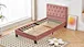king size upholstered bed